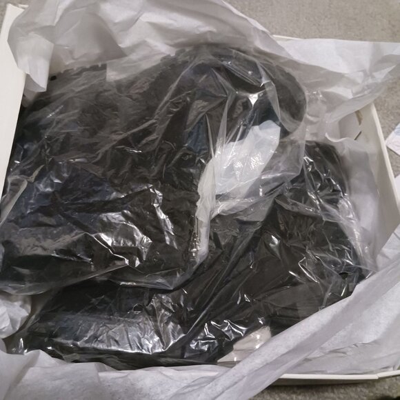 NEW Style & Co Biancaa Faux Suede Lug Sole Booties Black Size 8.5 Front Zipper - Picture 12 of 13